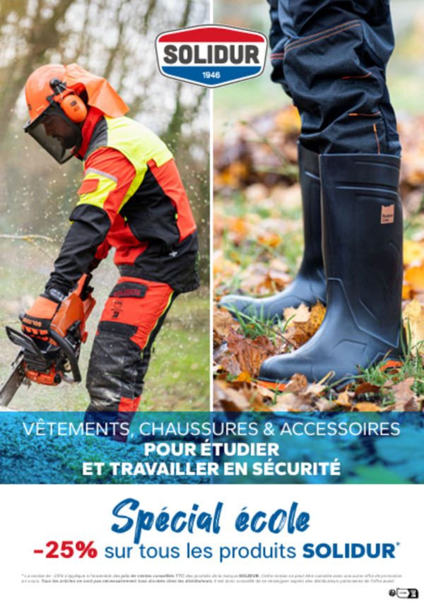 Promo Solidur pour les étudiants 