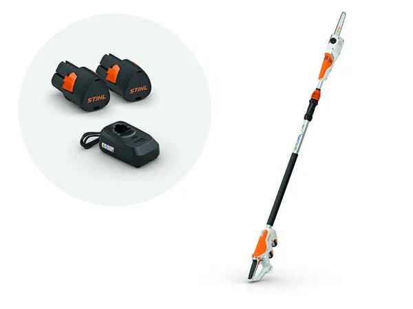 Perche d'élagage à batterie HTA 30 + 2 batteries et chargeur